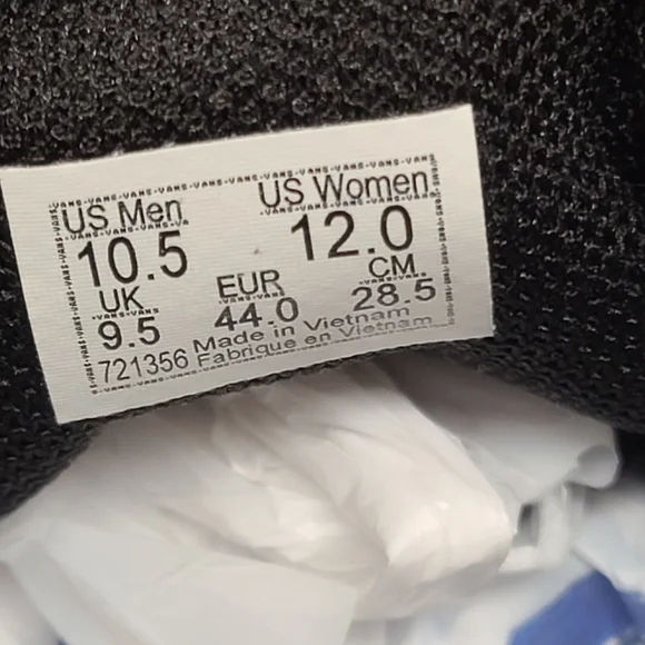 Vans Era Blotched Comfy Cush skateboard sneakers size 10 1/2 - Picture 8 of 9